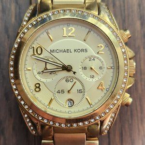 Michael Kors Women's Blair Gold Tone Stainless Steel Watch MK5166